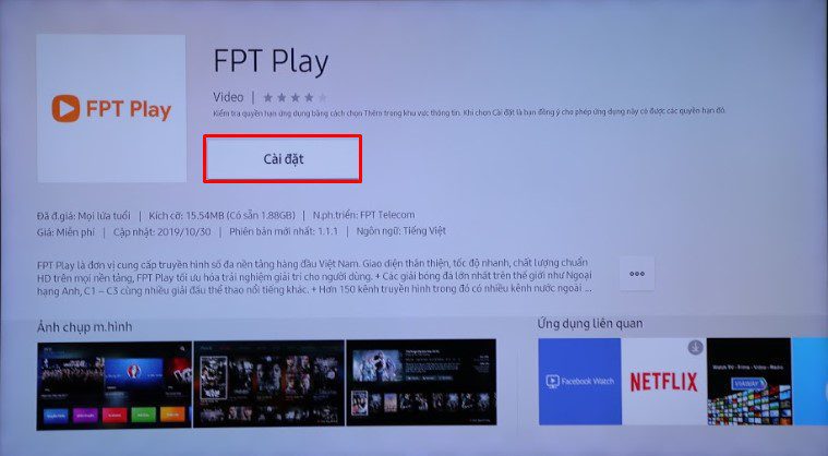 cách cài đặt app trên Googe Play store cho tivi casper