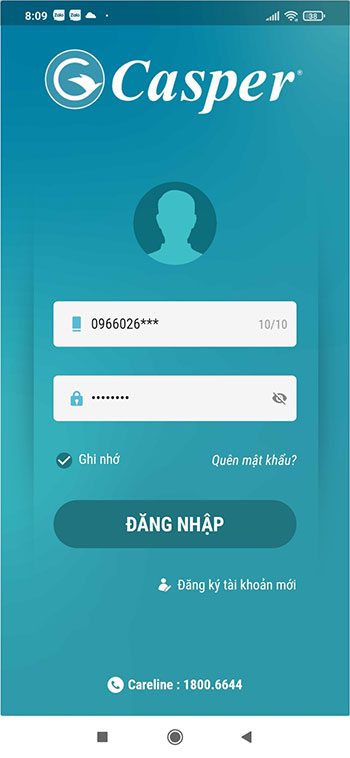 Dang Nhap Ecasper 2.0