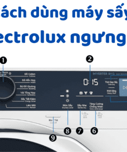 Cách Dùng Máy Sấy Electrolux Ngưng Tụ