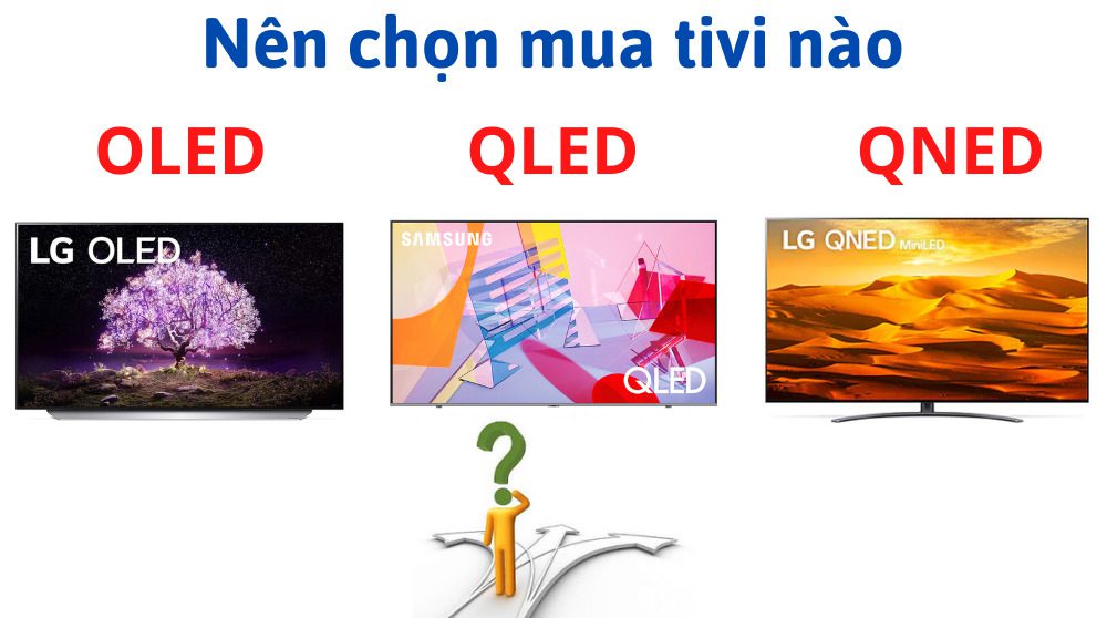 So sánh tivi OLED, QLED và QNED【ĐÂU LÀ SỰ KHÁC BIỆT】