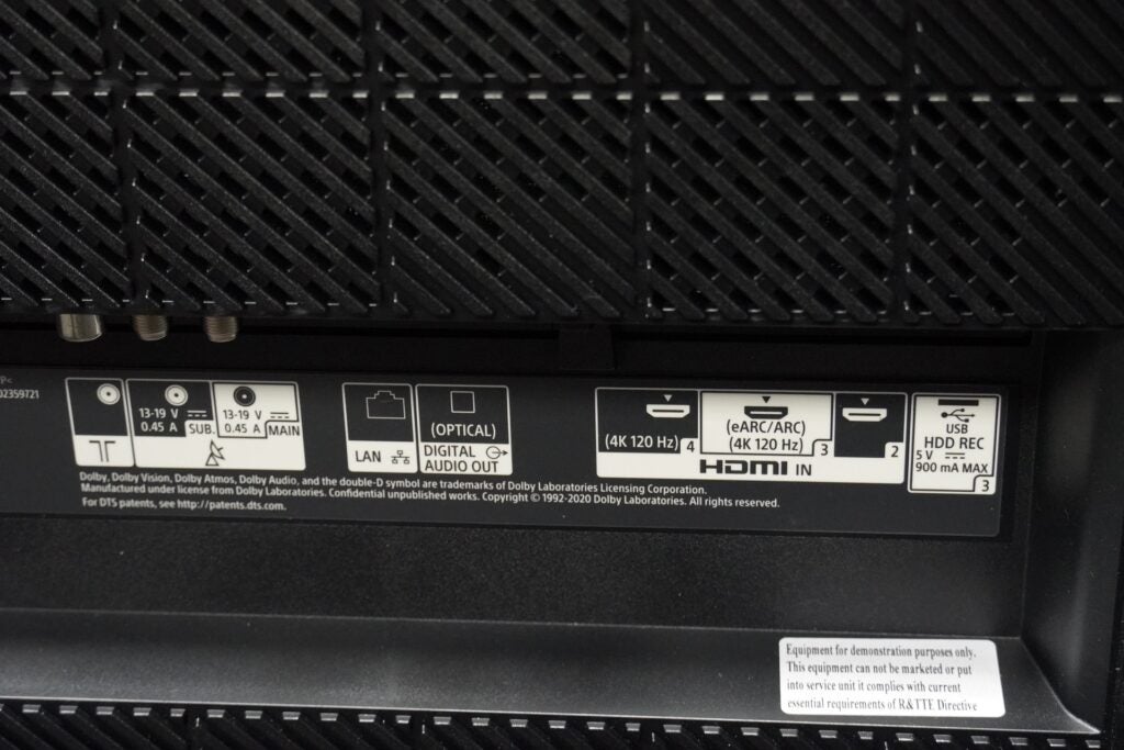 Sony A80J kết nối