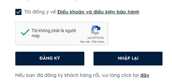 Hướng dẫn tra cứu và kích hoạt bảo hành Electrolux tại nhà 3 Tôi đồng ý điều khoản này và chọn đăng ký