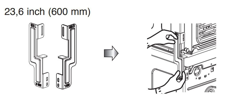 gắn giá giữ máy sấy LG và máy giặt