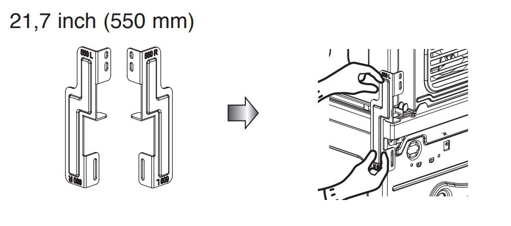 gắn giá giữ máy sấy LG và máy giặt