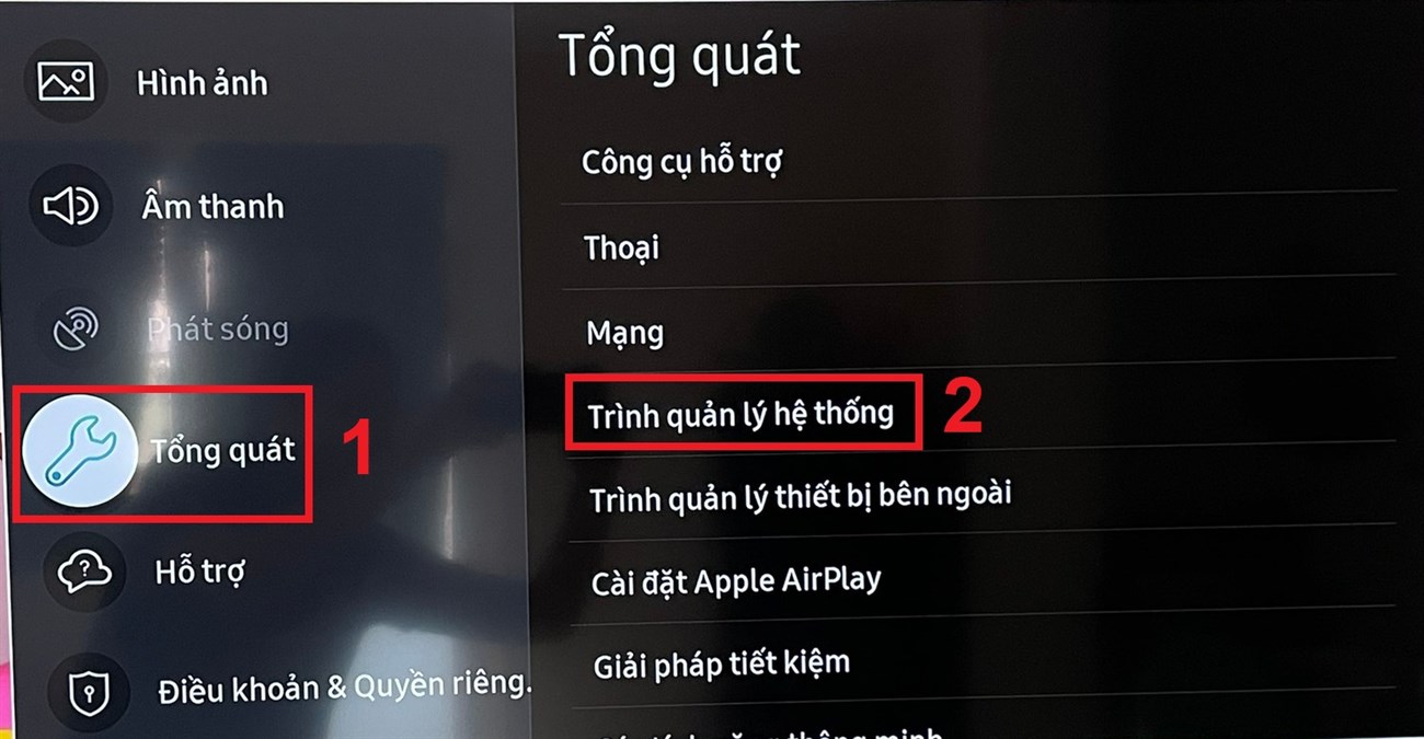 Chế độ hẹn giờ ngủ có thể khiến tivi Samsung bị tắt đột ngột