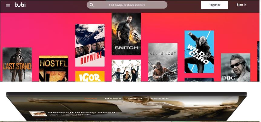 Ứng dụng Tubi TV - ứng dụng xem phim miễn phí cho tivi Samsung