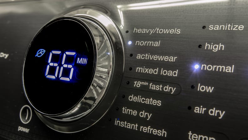 Núm chọn máy sấy Electrolux EFME527UTT