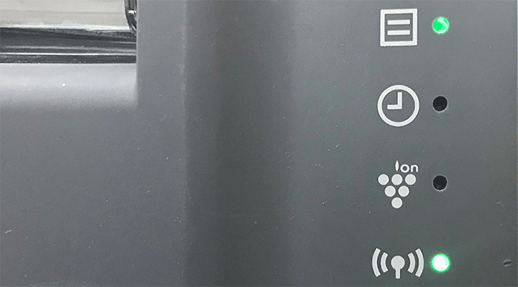 Hướng dẫn điều khiển máy lạnh Sharp wifi bằng điện thoại Đèn WLAN nhấp nháy trên Máy lạnh Sharp