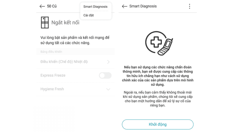 Bước 2: Chọn tính năng Smart Diagnosis trong menu
