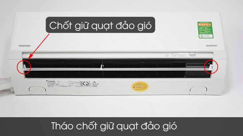 Cách tháo mặt nạ máy lạnh LG