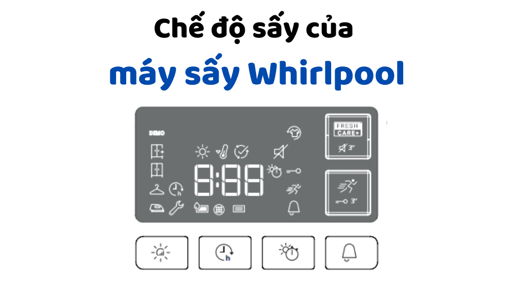 Chế độ Sấy Của Máy Sấy Whirlpool