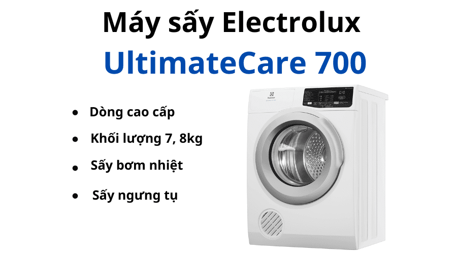Máy sấy quần áo Electrolux UltimateCare 700