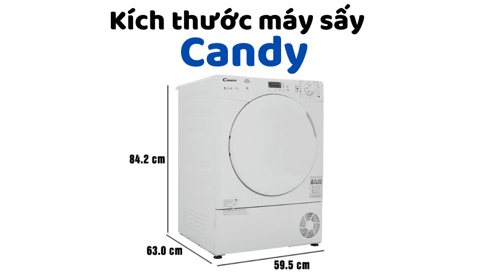 Kích Thước Máy Sấy Candy
