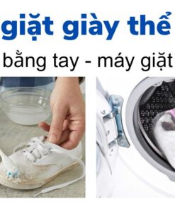 Cách giặt giày thể thao
