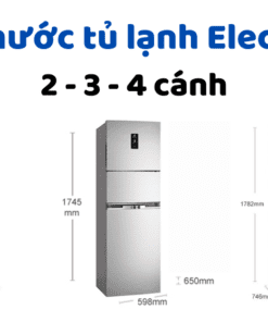 Kích Thước Tủ Lạnh Electrolux 2 3 4 Cánh