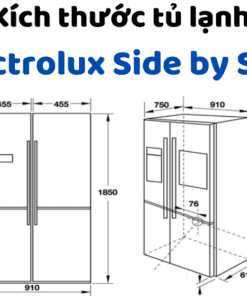 Kích Thước Tủ Lạnh Electrolux Side By Side