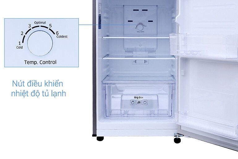 Điều chỉnh nhiệt độ tại ngăn mát tủ lạnh SamSung 2 cánh