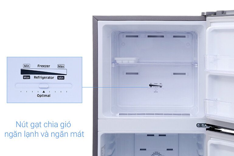 Điều chỉnh nhiệt độ ngăn đá tủ lạnh SamSung 2 cánh