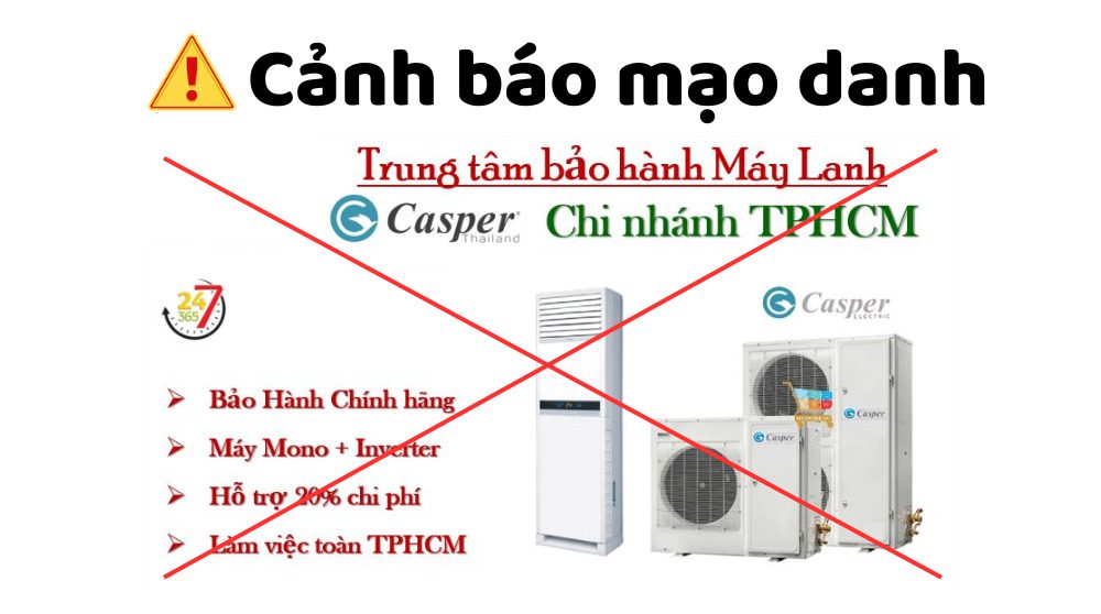 [Cảnh báo] Mạo danh trung tâm bảo hành Casper