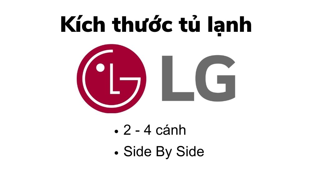 Kích Thước Tủ Lạnh Lg