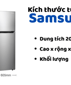 Kích Thước Tủ Lạnh Samsung