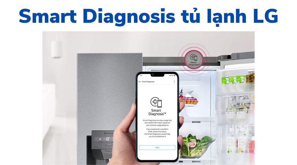 Smart Diagnosis tủ lạnh LG