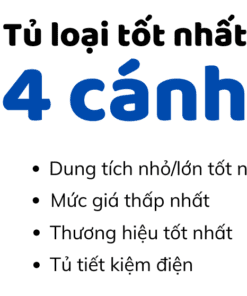 Tủ lạnh 4 cánh loại tốt nhất