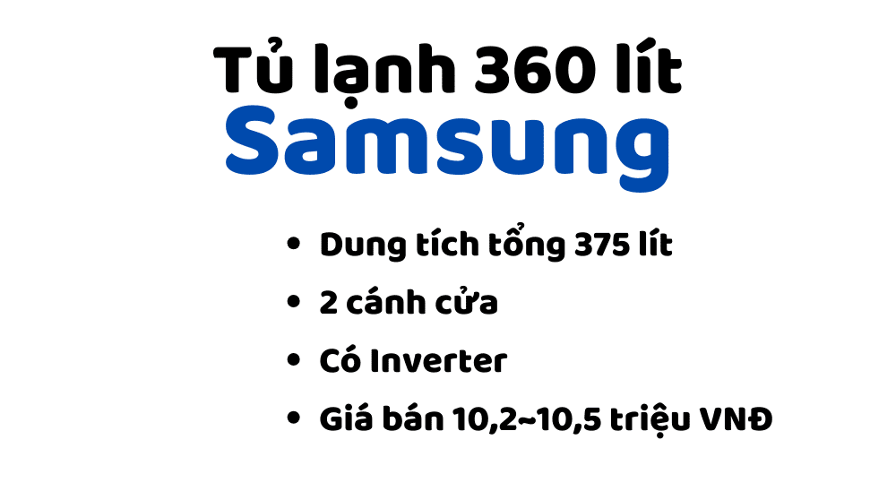 Tủ Lạnh Samsung 360 Lít
