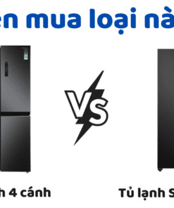 So sánh tủ lạnh 4 cánh và Side by Side