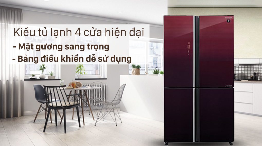 tủ lạnh Sharp đa dạng màu sắc hơn Aqua