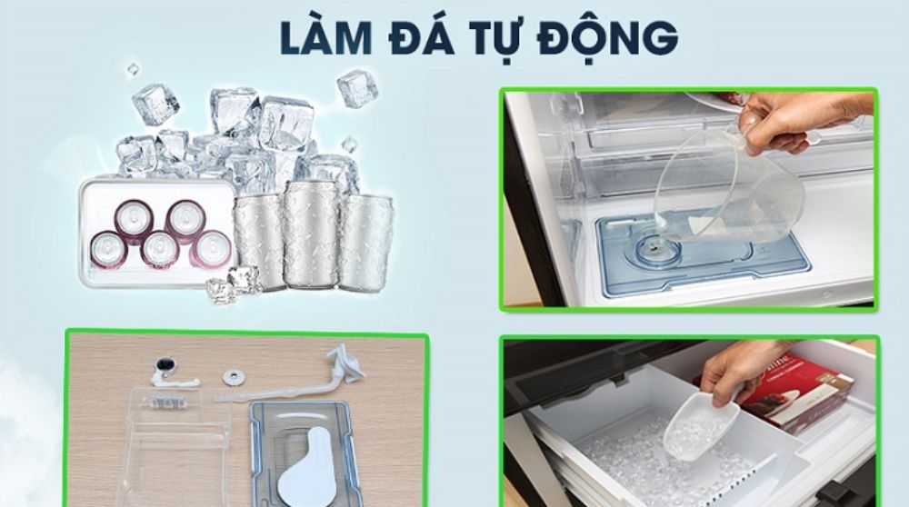 Tính năng làm đá tự động trên tủ lạnh
