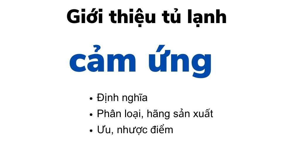 Tìm hiểu Tủ lạnh cảm ứng là gì
