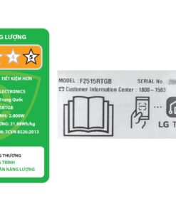 Máy giặt sấy LG F2515RTGB - hình số 2