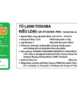 Tủ lạnh Toshiba GR-RT303WE-PMV(52) - hình số 4