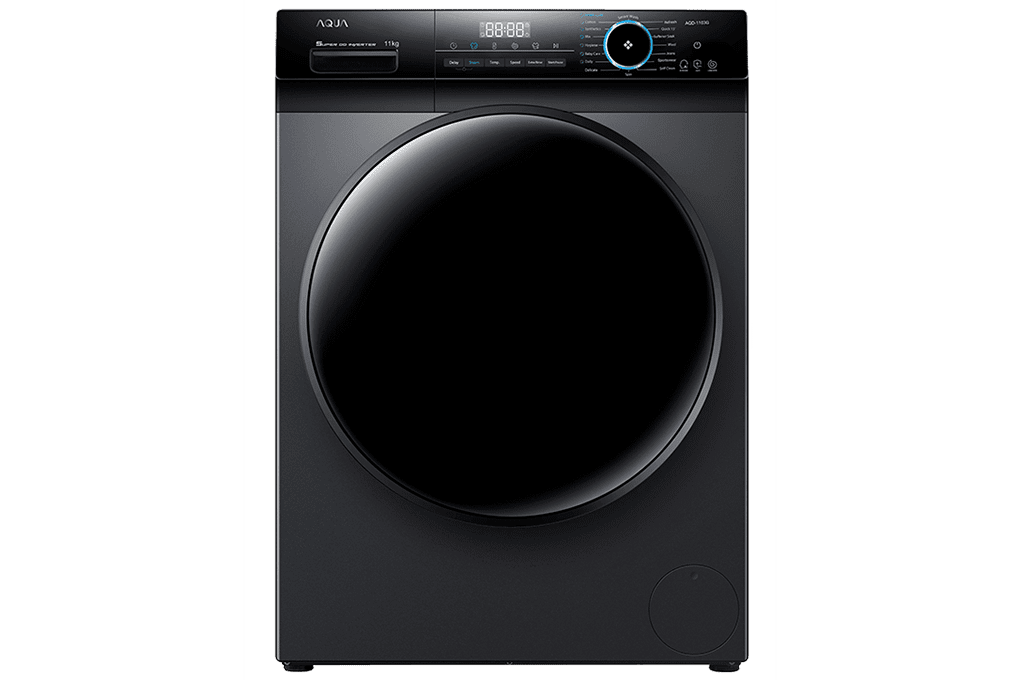 Máy giặt Aqua AQD-D1103G.BK | 11kg cửa ngang inverter