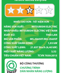 Điều hòa Mitsubishi MS-JS60VF - hình số 3