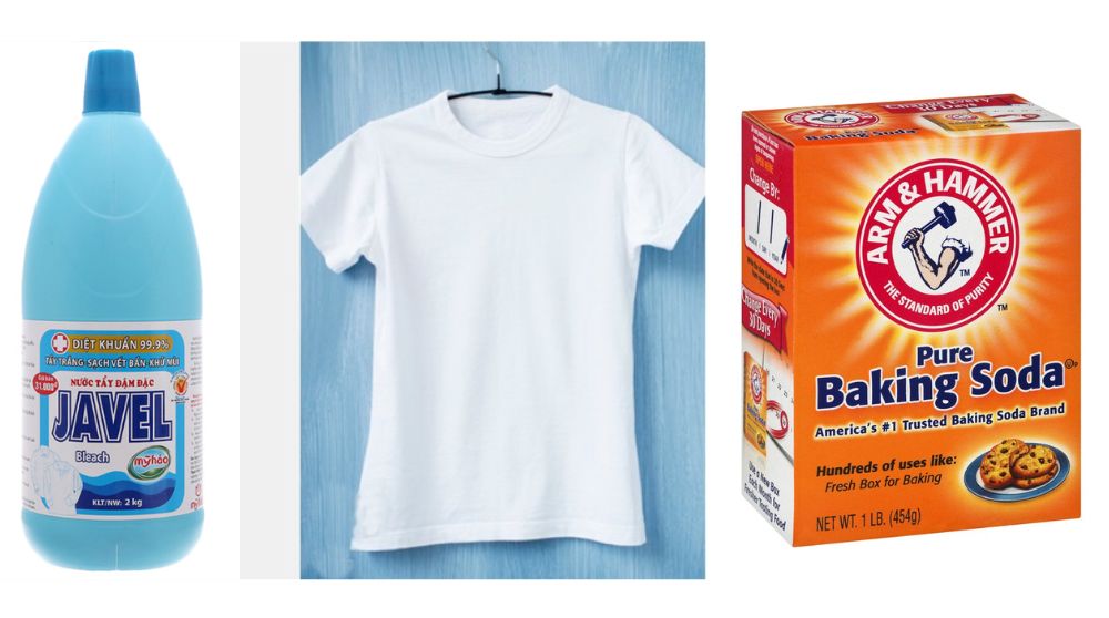 Thuốc tẩy hay Baking Soda làm sạch quần áo trắng tốt hơn?