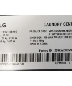 Tháp giặt sấy LG WT2116SHEG - hình số 3