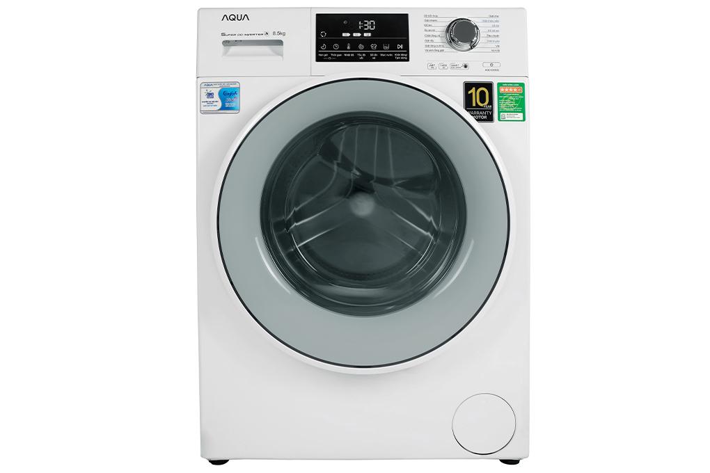 Máy giặt Aqua AQD-D850E.W | 8.5kg cửa ngang inverter
