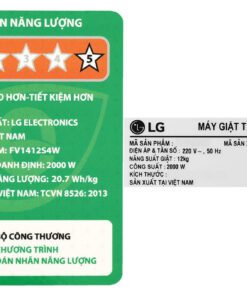 Máy giặt LG FV1412S4W - hình số 9