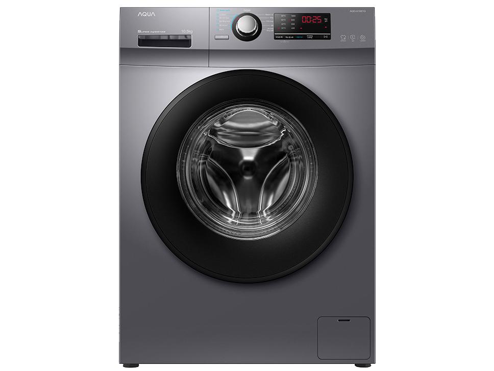 Máy giặt Aqua AQD-A1051G.S | 10kg cửa ngang inverter