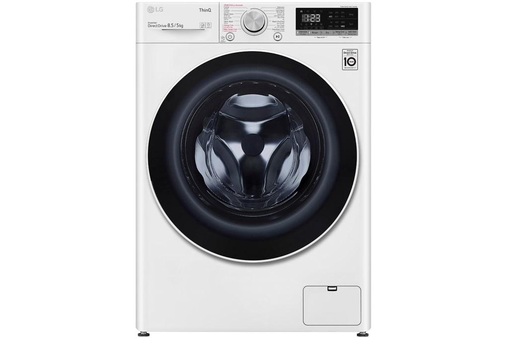 Máy giặt sấy LG FV1408G4W | 8.5kg cửa ngang inverter