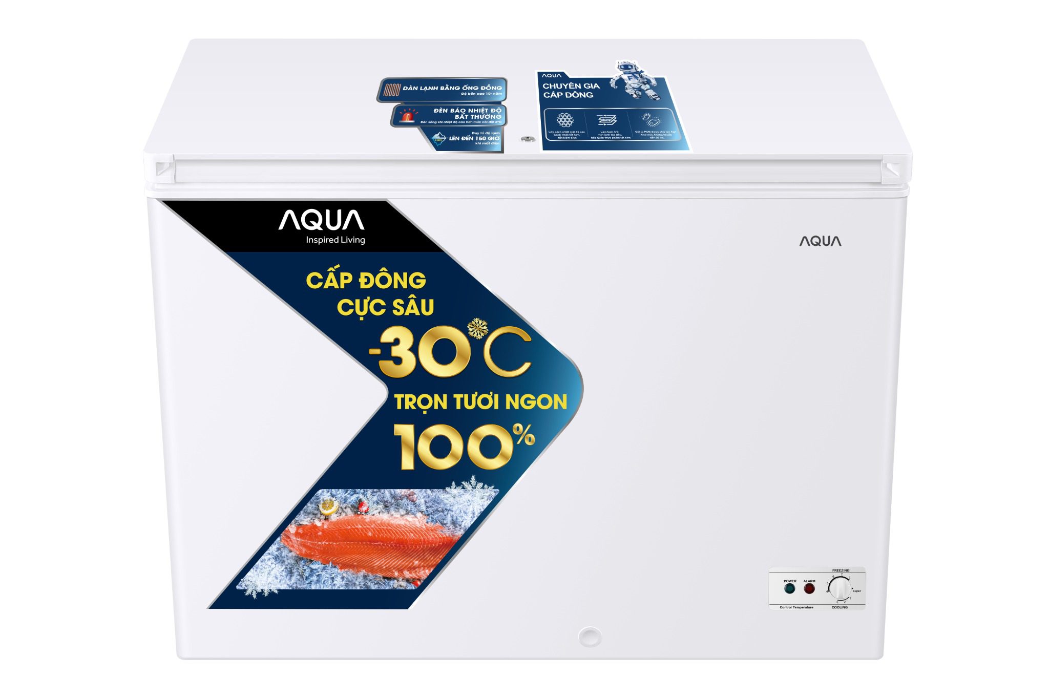 Tủ đông Aqua AQF-C4001S | 301L 1 ngăn 1 cánh