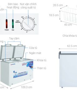Tủ đông Alaska BCD-3568CI - hình số 2