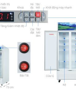 Tủ mát Sanaky VH-8009HP3 - hình số 2