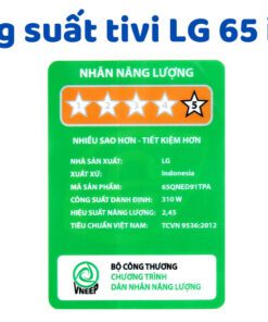Công suất tivi LG 65 inch