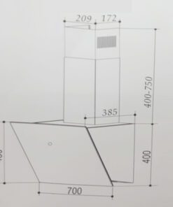 Máy hút mùi Bauer BC 70ESI - hình số 2