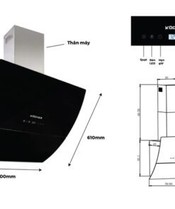 Máy hút mùi Kocher K-2080E-70 - hình số 2
