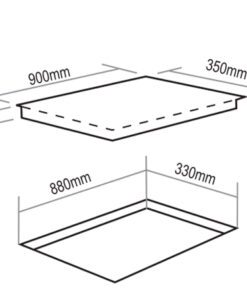 Máy hút mùi Bauer BC 90HF - hình số 2