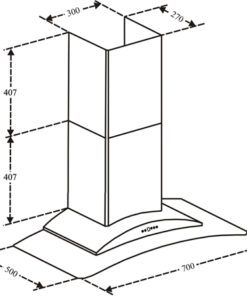Máy hút mùi Canzy CZ-DELUXE-70 - hình số 2